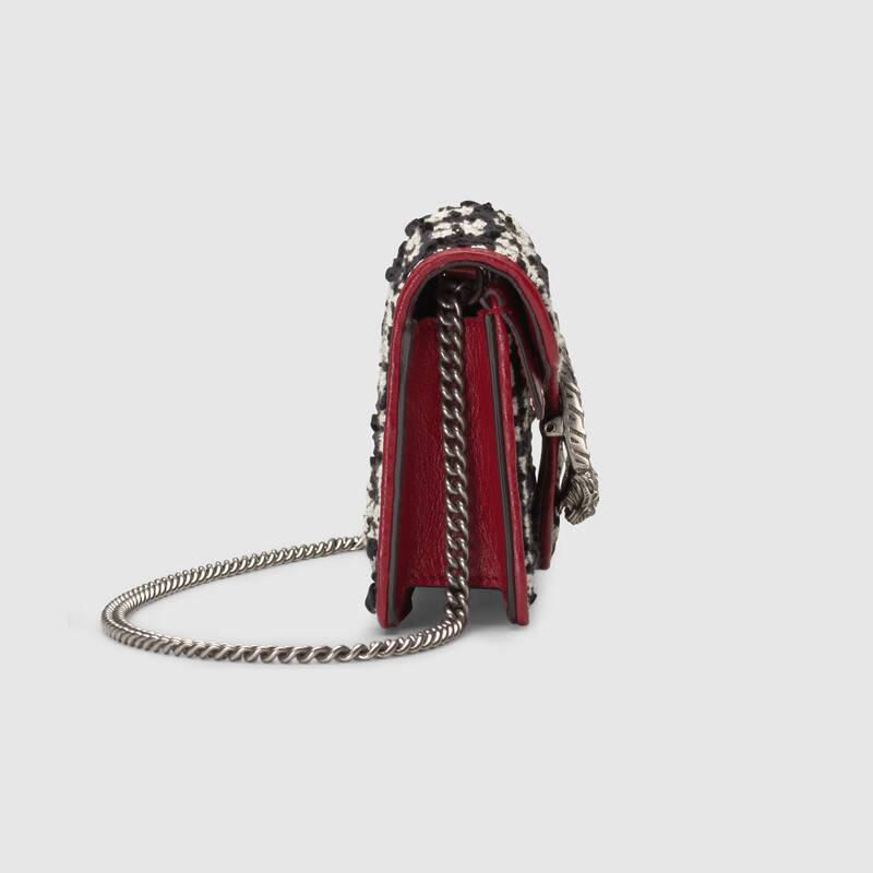 Gucci Dionysus Super Mini Shoulder Bag 476432 black