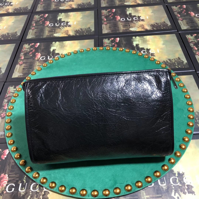 Gucci GG Original Leather Clutch bag 575991 black