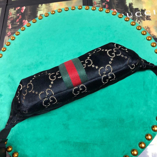 Gucci GG velvet waistpack 574968 red blue black