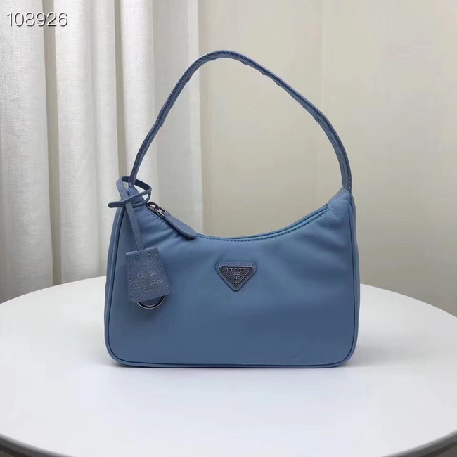 Prada Re-Edition 2000 nylon mini-bag 1NE515 light blue