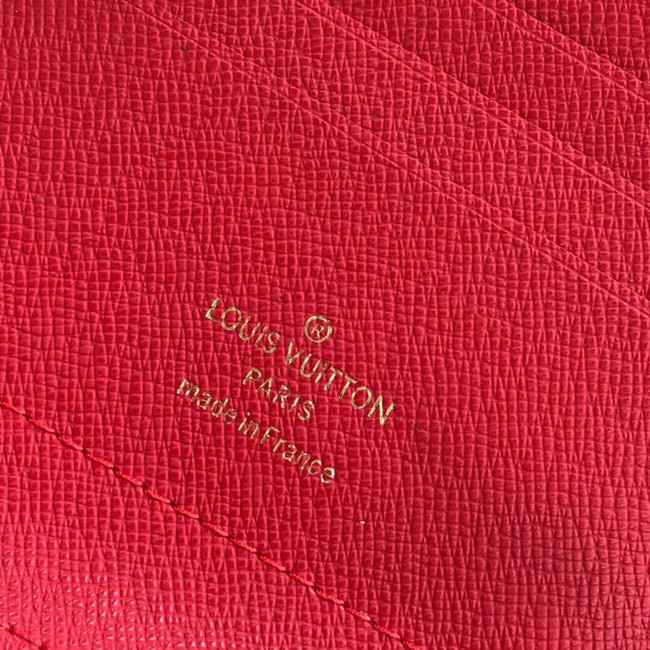 Louis Vuitton Monogram Canvas Card Holder M66533 red