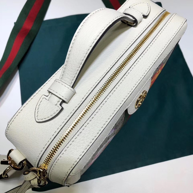 Gucci Ophidia GG Flora small shoulder bag 550622 white 