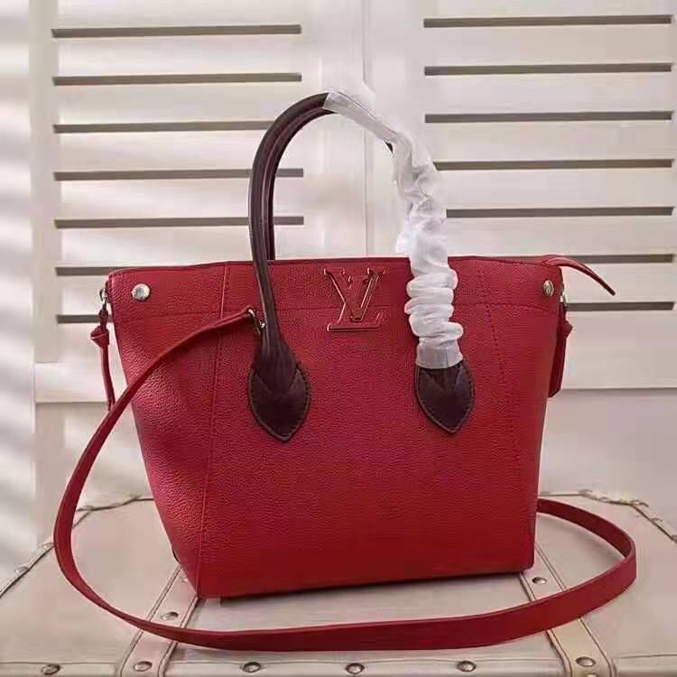 Louis Vuitton Calfskin Leather FREEDOM M54842 Red