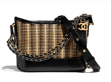 Chanel gabrielle small hobo bag A91810 Cane black