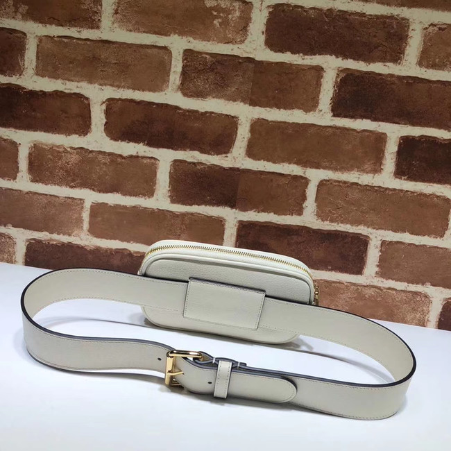 Gucci GG Original Leather belt bag 519308 white