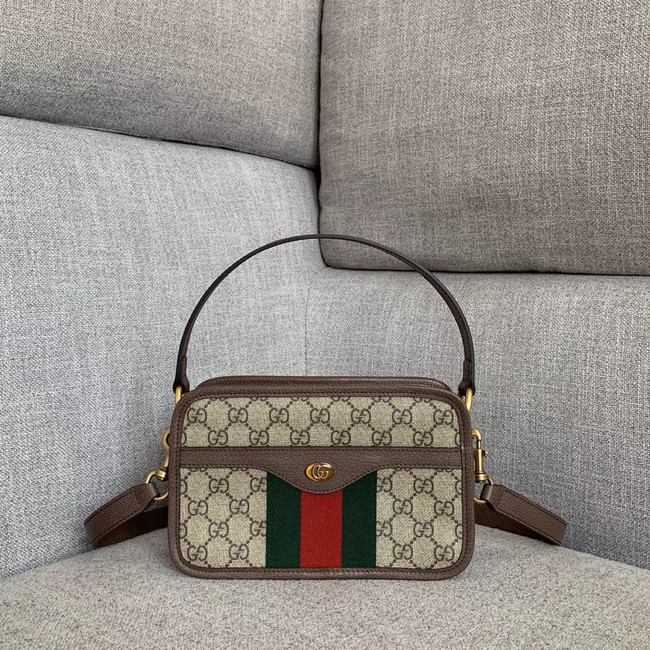 Gucci Ophidia small GG tote bag 598130 brown