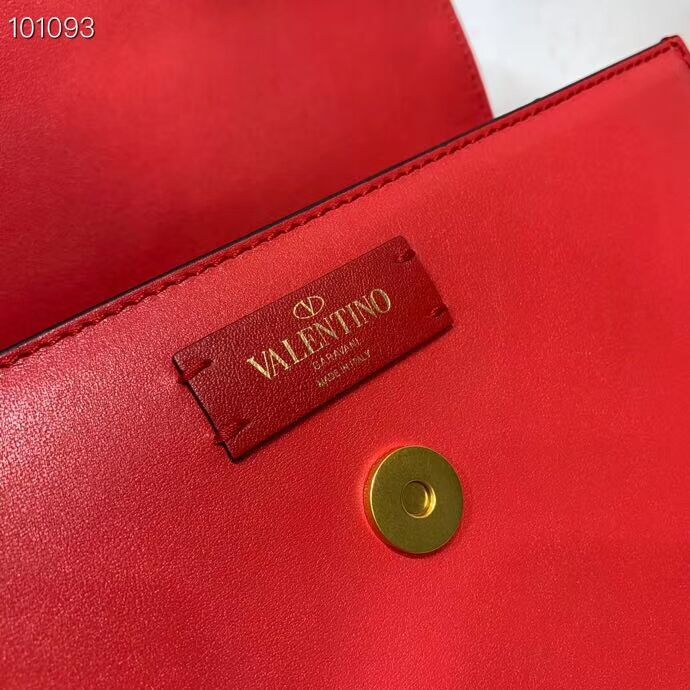 VALENTINO Origianl leather shoulder bag V0030 red