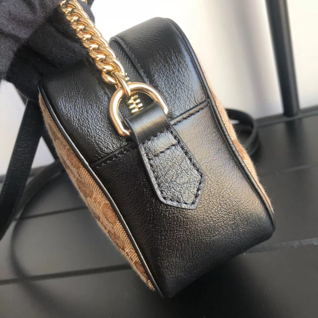Gucci GG Marmont canvas mini Bag 448065 Black