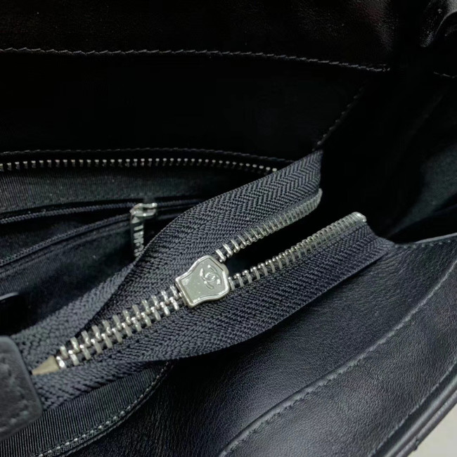 CHANEL Large zip shopping bag AS1299 black