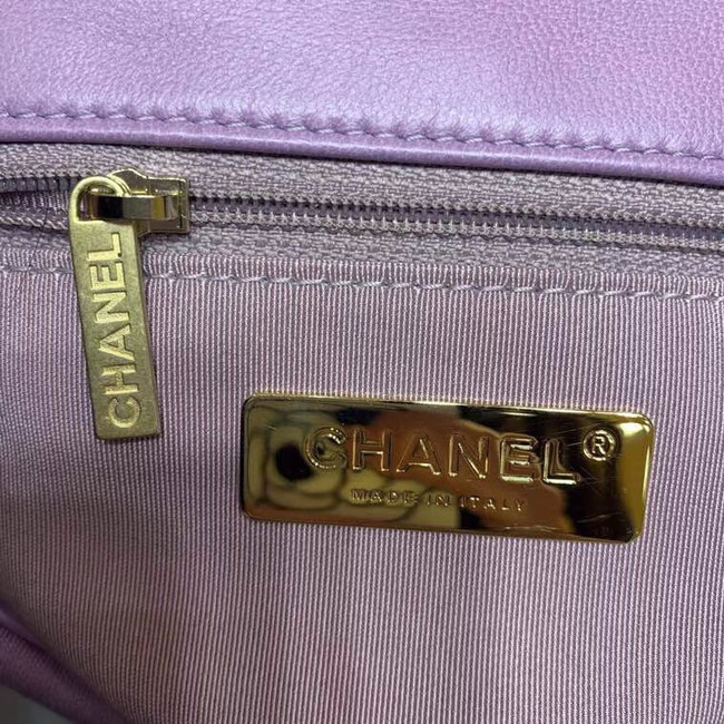 CHANEL 19 Flap Bag AS1162 Lavender