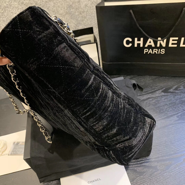 Chanel velvet Shoulder Bag AS1516 Black