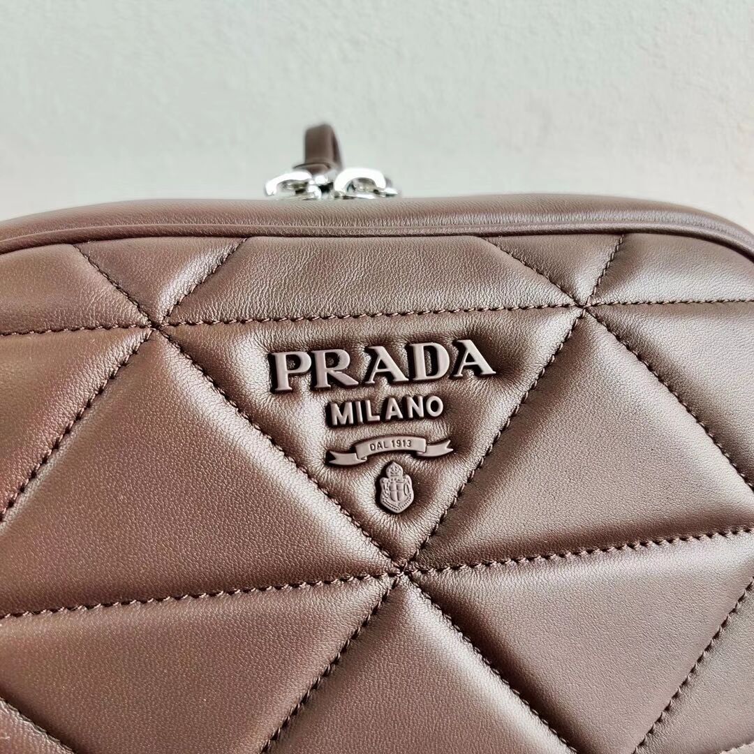 Prada Spectrum shoulder bag 1BH141 brown