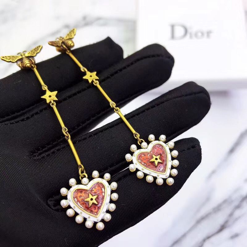 Dior Earrings DIOR4598 Red