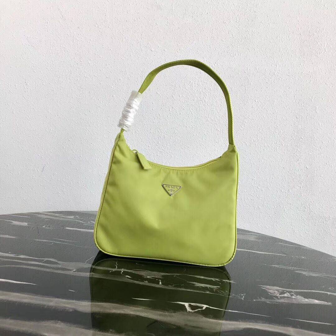Prada Re-Edition nylon Tote bag MV519 green