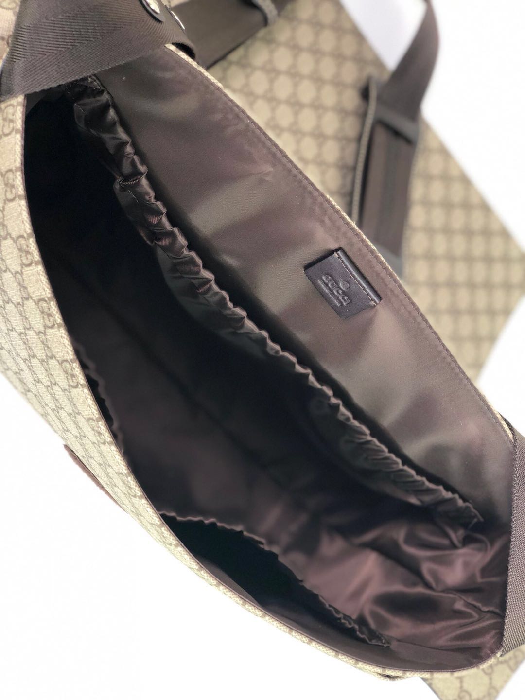   Gucci Messenger Diaper Bag GG Plus 211131 Grey