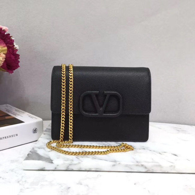 VALENTINO Origianl leather 069 Chain bag black