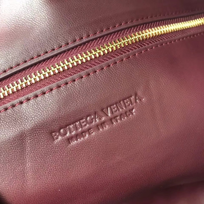 Bottega Veneta Original Weave Leather Bag BV4589 Burgundy