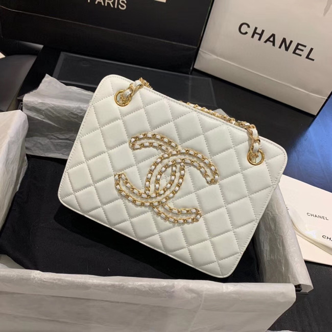 CHANEL 2020 New Style Original Leather AS1516 White