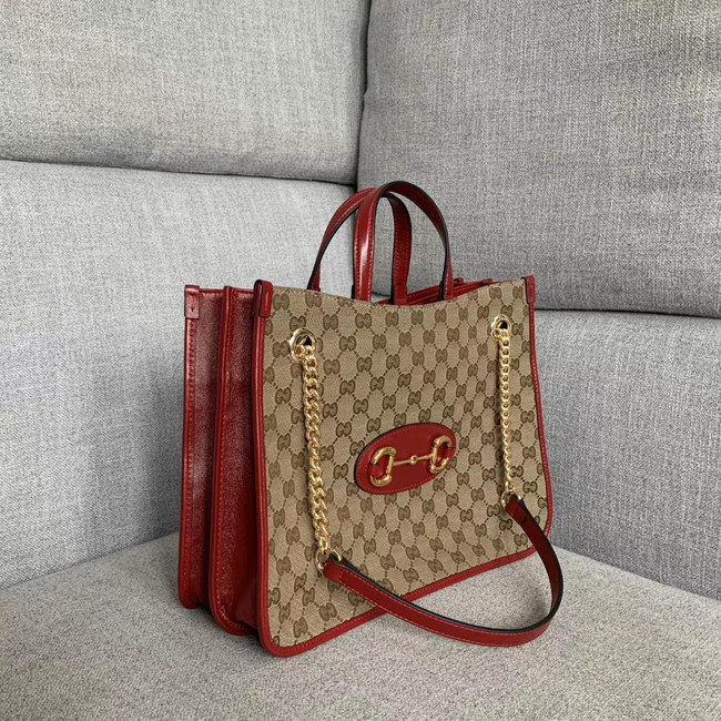Gucci 1955 Horsebit tote bag 621144 red