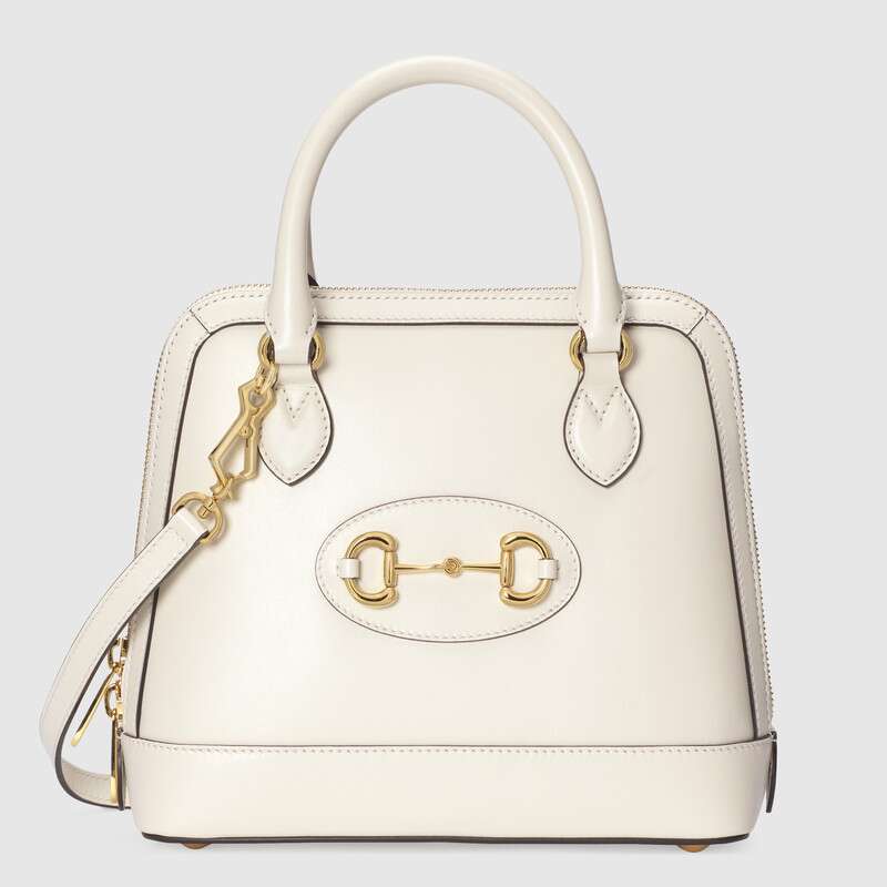 Gucci 1955 Horsebit small top handle bag 621220 White