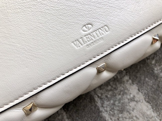 VALENTINO VLOCK Origianl leather shoulder bag 0053 white