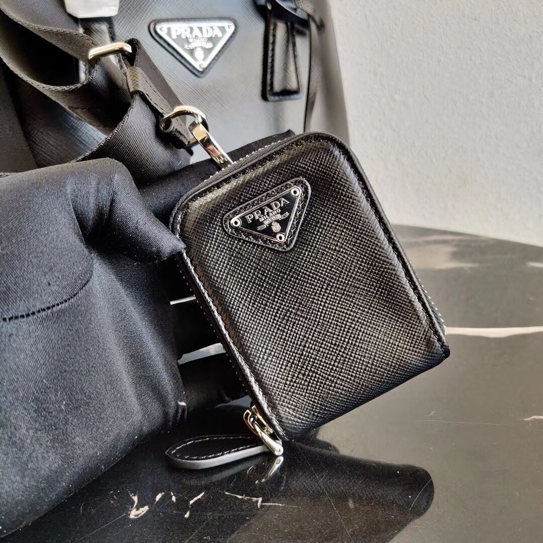 Prada Saffiano leather mini-bag 1BA296 black