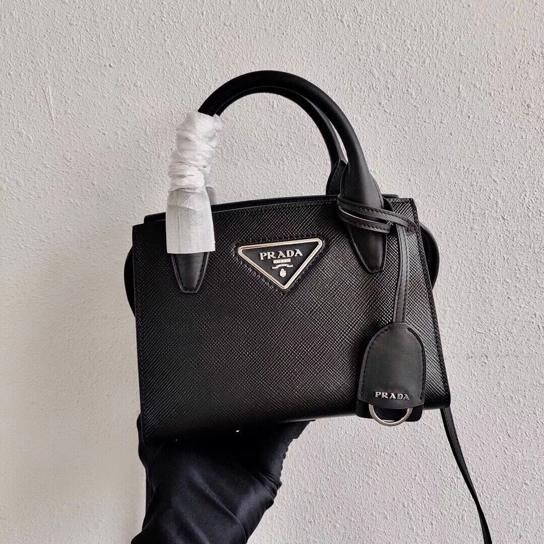 Prada Saffiano leather mini-bag 2BA269 black