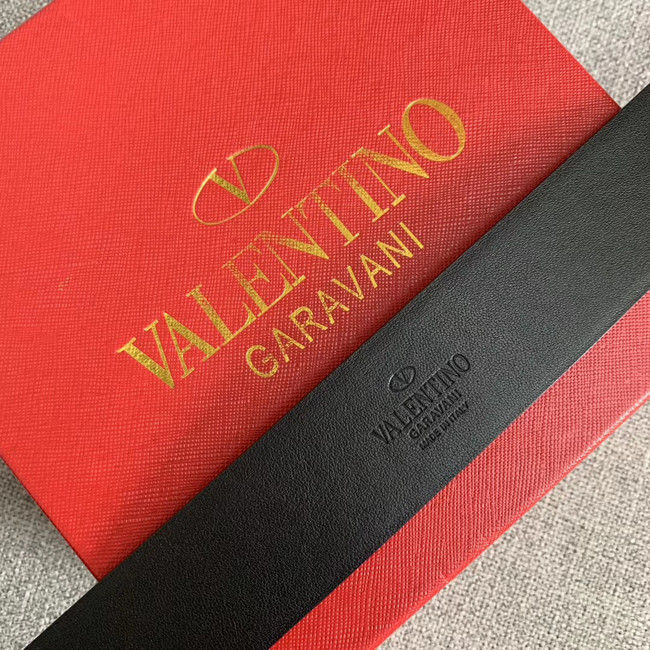 Valentino Leather Belt wide 4.0CM 3598 red