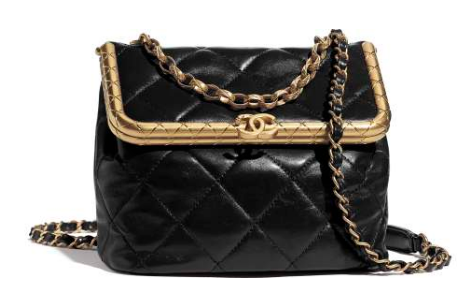 Chanel Original mini Magnet buckle bag AS1886 black