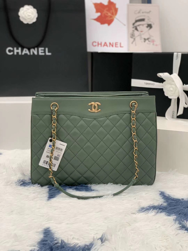 Chanel Original Lather Bag AS2784 green