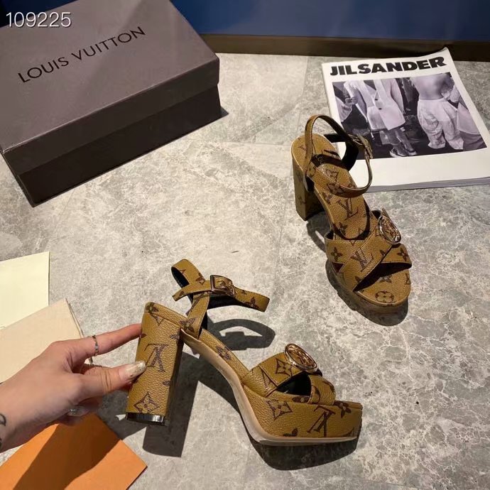 Louis Vuitton Shoes LV1042DS-2 Heel height 9CM
