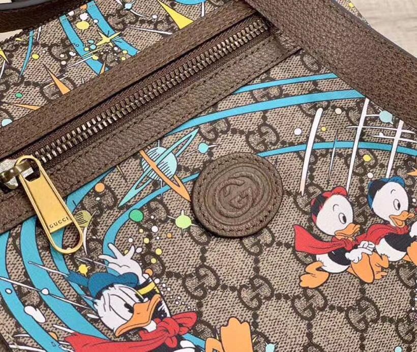 Gucci Donald Duck Series Original Leather Shoulder Bag 645054