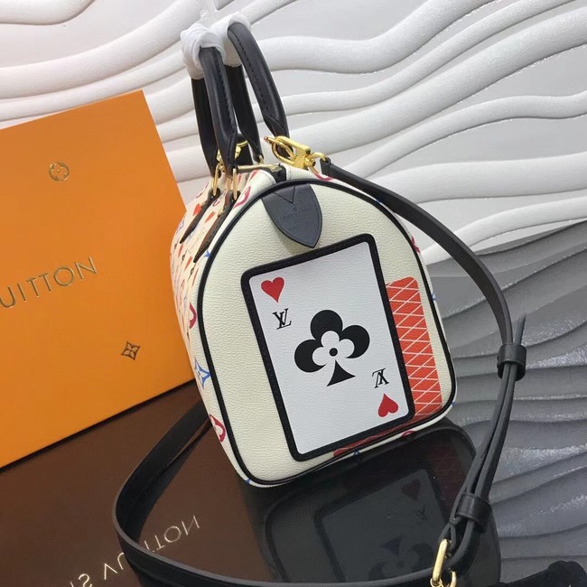 Louis Vuitton GAME ON SPEEDY BANDOULIERE 25 M57466 white