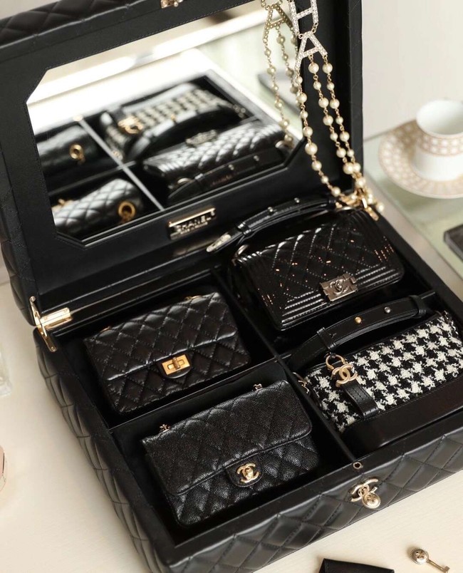 Chanel Mini five piece set AS1949 black