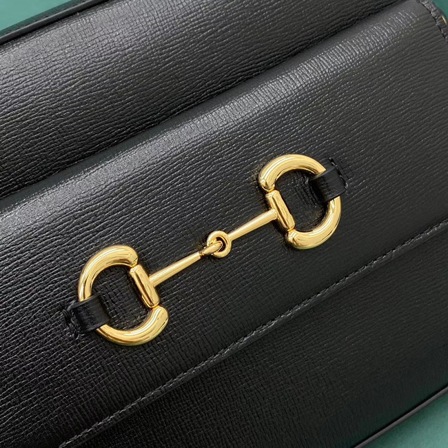Gucci Horsebit 1955 small shoulder bag 645454 Black