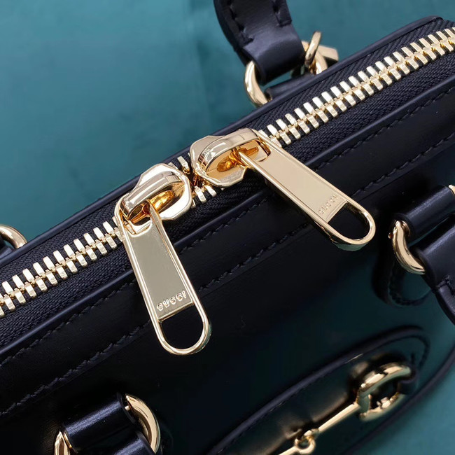 Gucci Horsebit 1955 mini top handle bag 640716 black