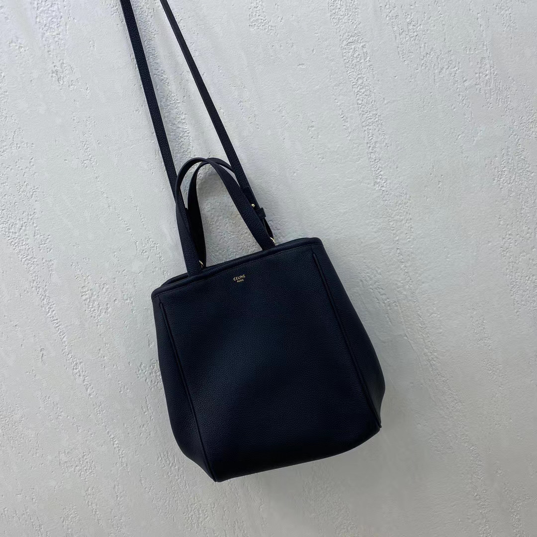 Celine LARGE SOFT BAG IN SUPPLE GRAINED CALFSKIN 55825 black