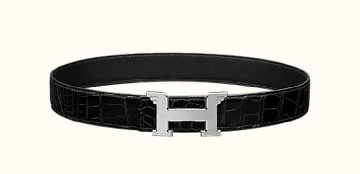 Hermes Original Leather Belt HM8328 Black