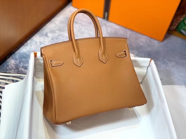 Hermes Birkin 25CM Epsom Bag Original Leather H25E brown