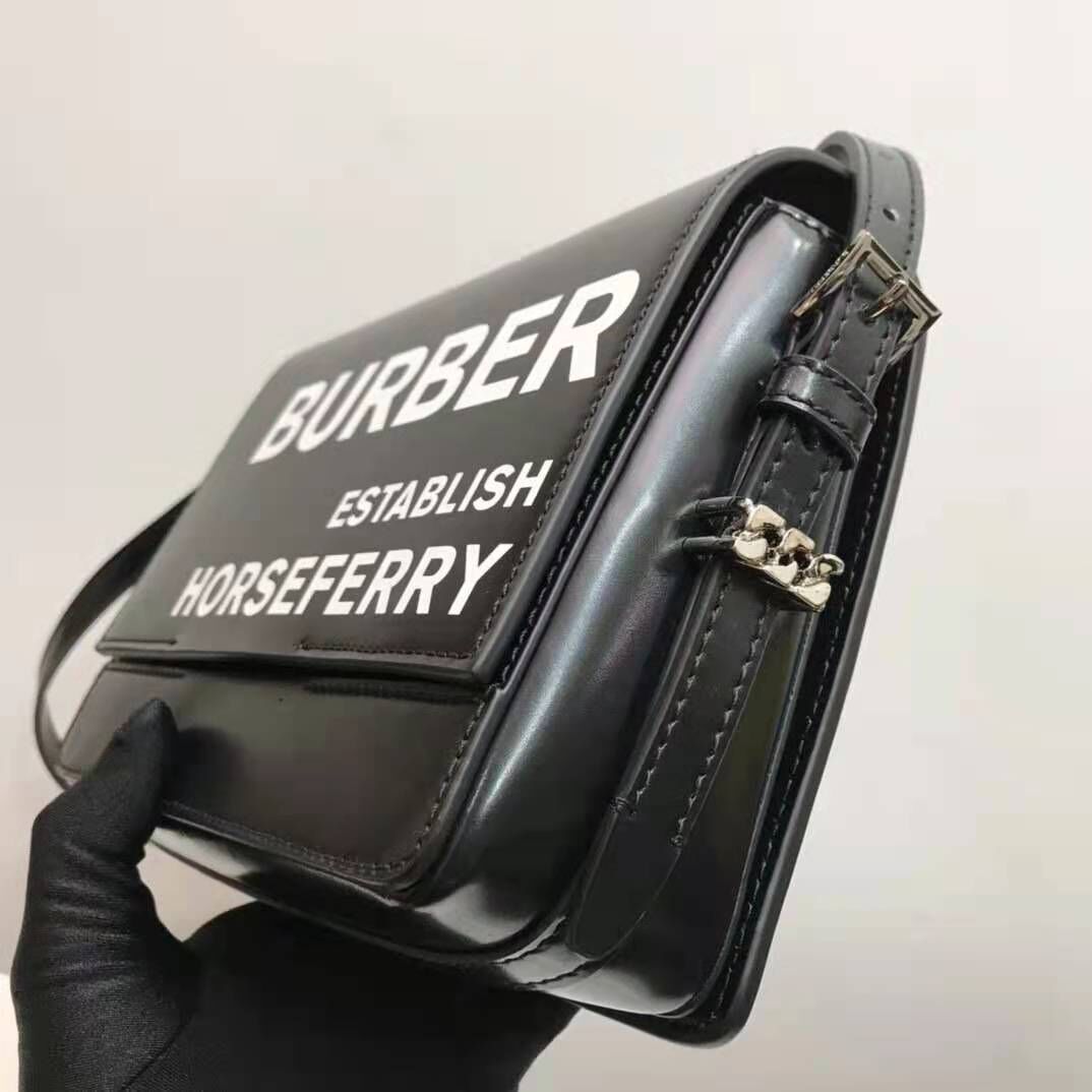 BurBerry Original Leather Shoulder Bag BU55659 Black