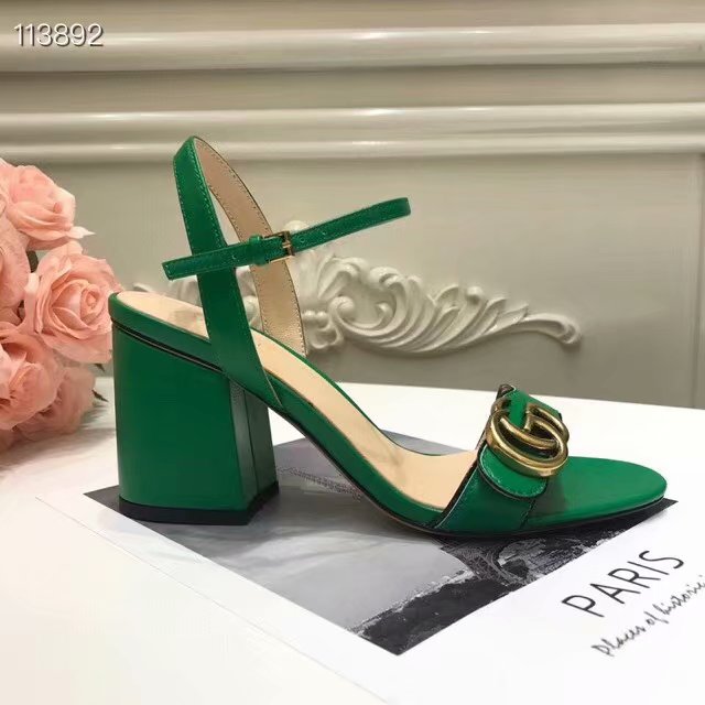 Gucci Leather Double G sandal GG1690TX-1 7CM height