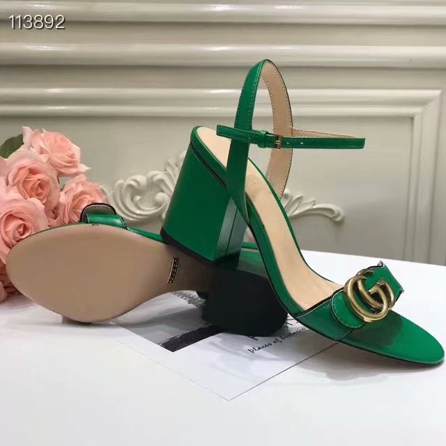 Gucci Leather Double G sandal GG1690TX-1 7CM height