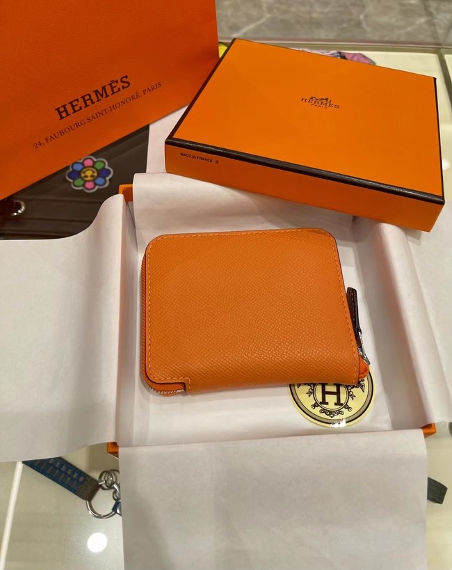 Hermes Constance Wallets espom leather H2298 orange