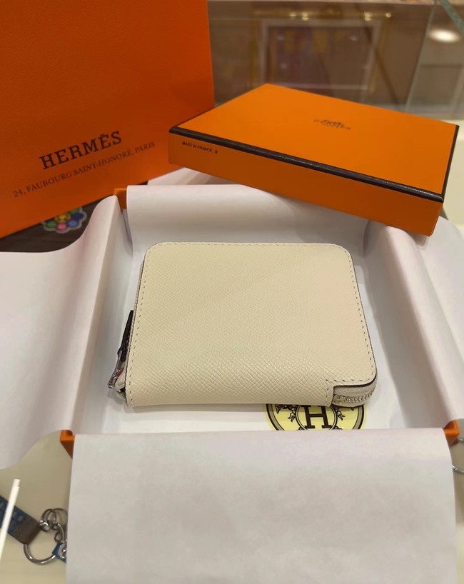 Hermes Constance Wallets espom leather H2298 white