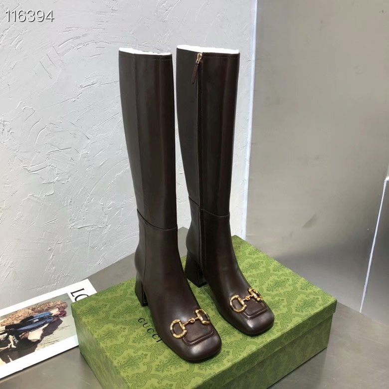 Gucci Womens knee-high boot with Horsebit GG1735LS-1