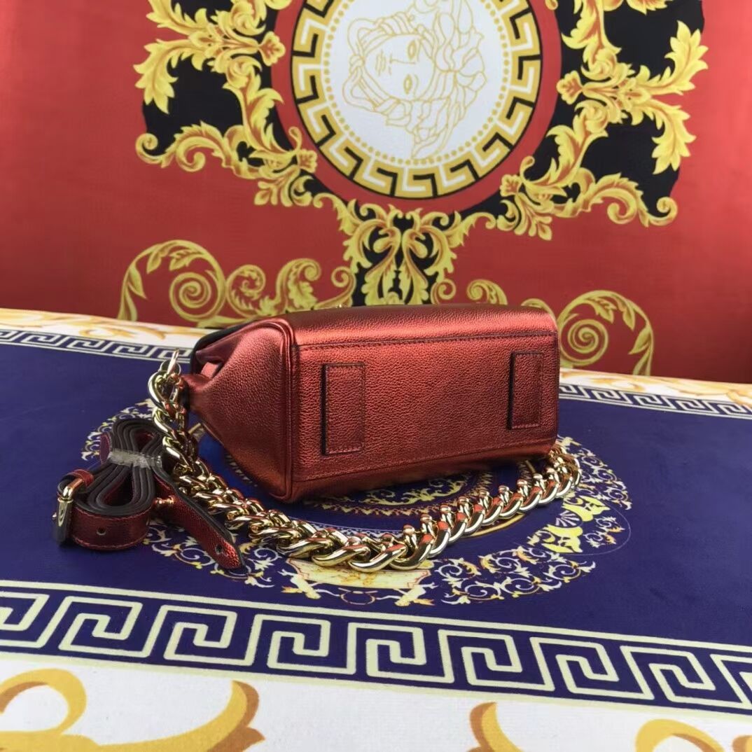 Versace Original Calfskin Leather Bag FS1040 red