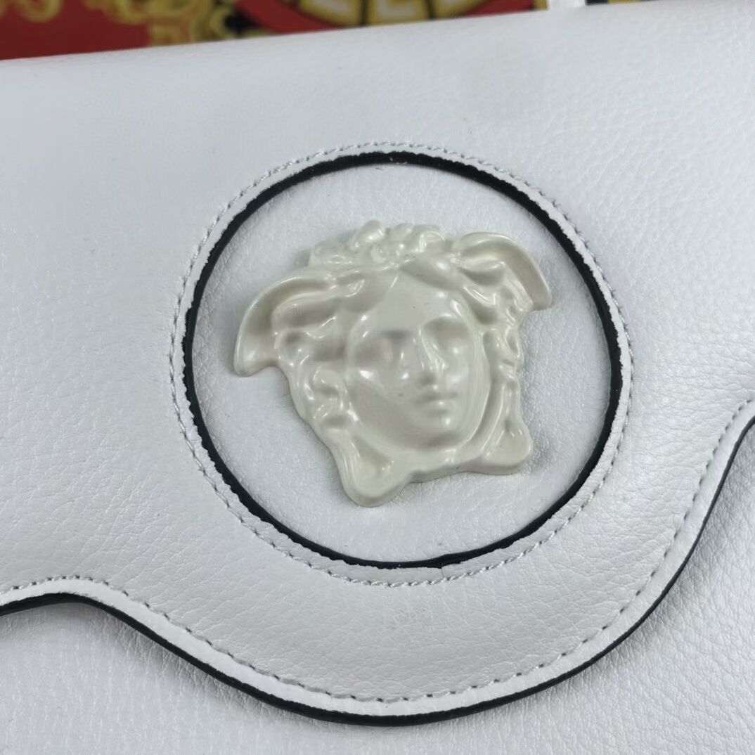 Versace Original medium Calfskin Leather Bag FS1041 white