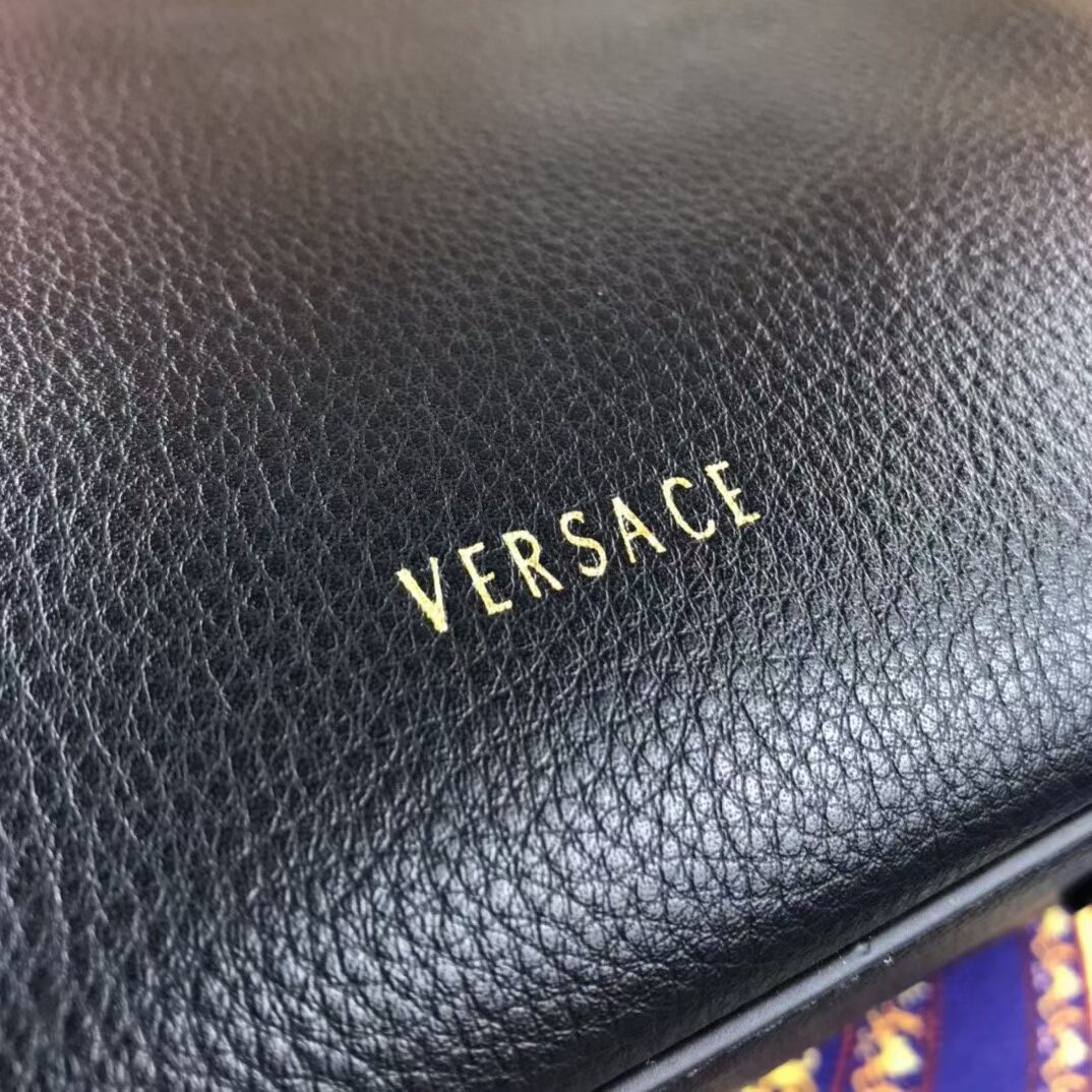 Versace Original medium Calfskin Leather Bag FS1041-1 black