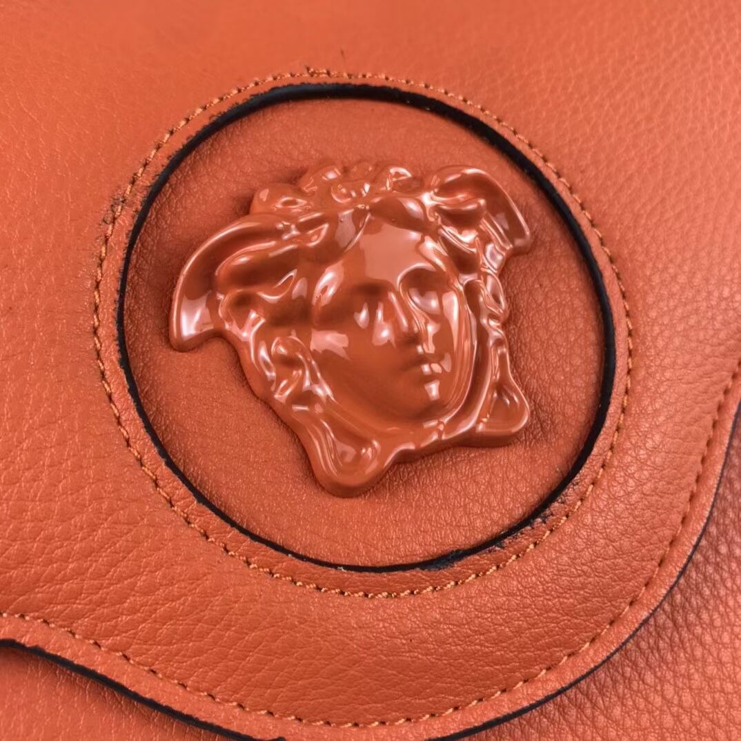Versace Original medium Calfskin Leather Bag FS1041 orange