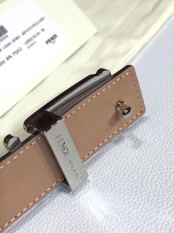Fendi Leather Belt F2373 30mm